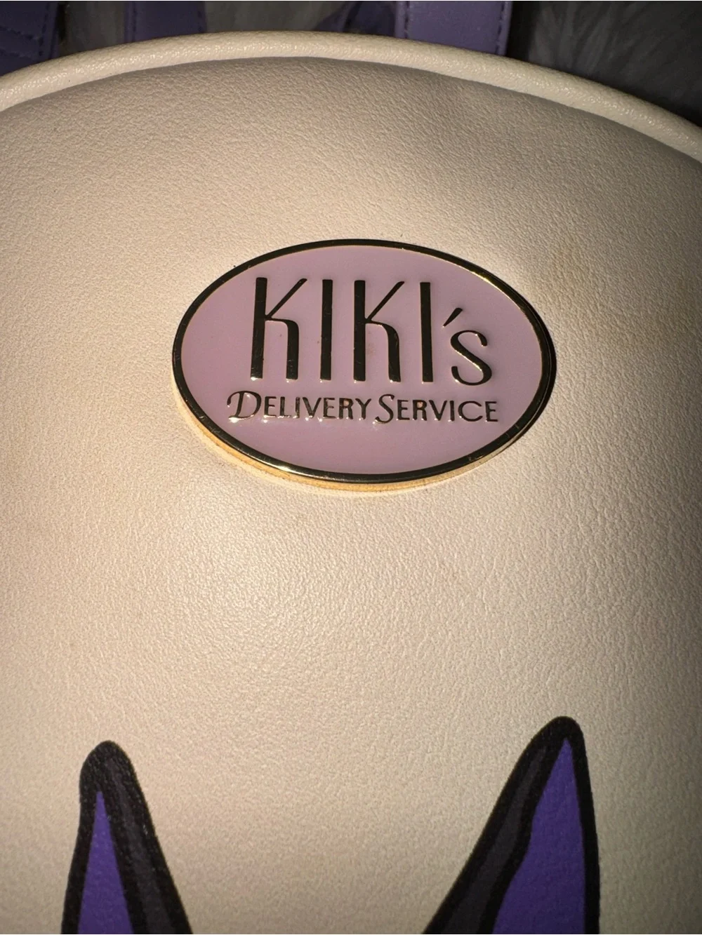 Kiki's Delivery Service Cream and Purple Cat Mini Backpack